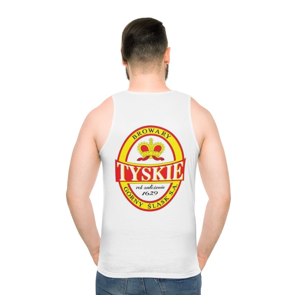 Polish Beer Unisex Tank Top - men back