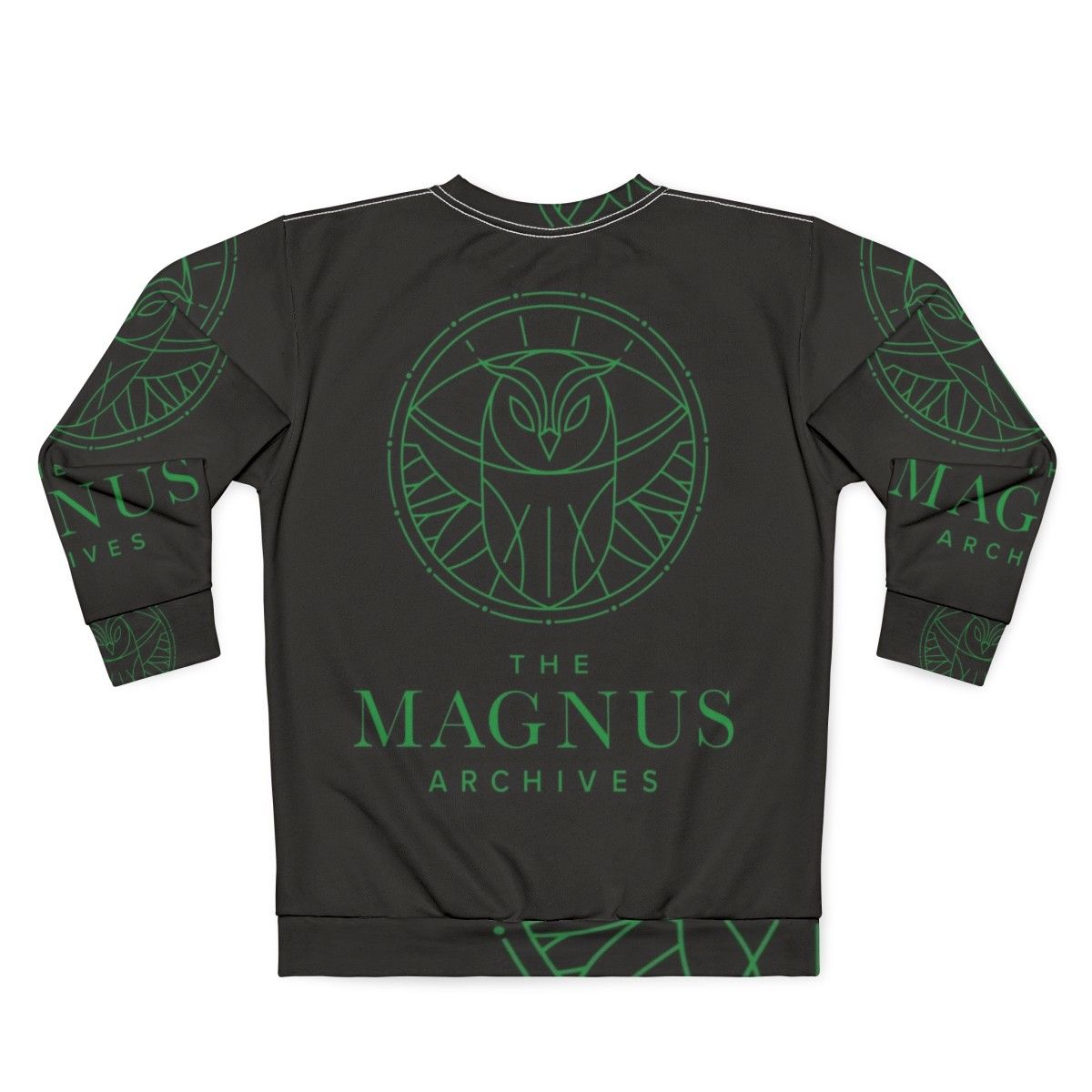 The Magnus Archives All Seeing Owl Sweatshirt - Back