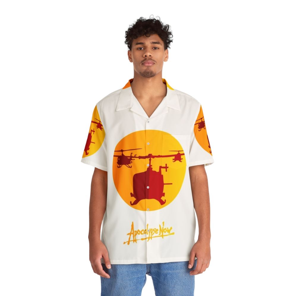 Minimalist design 'Apocalypse Now' Hawaiian shirt - People Front