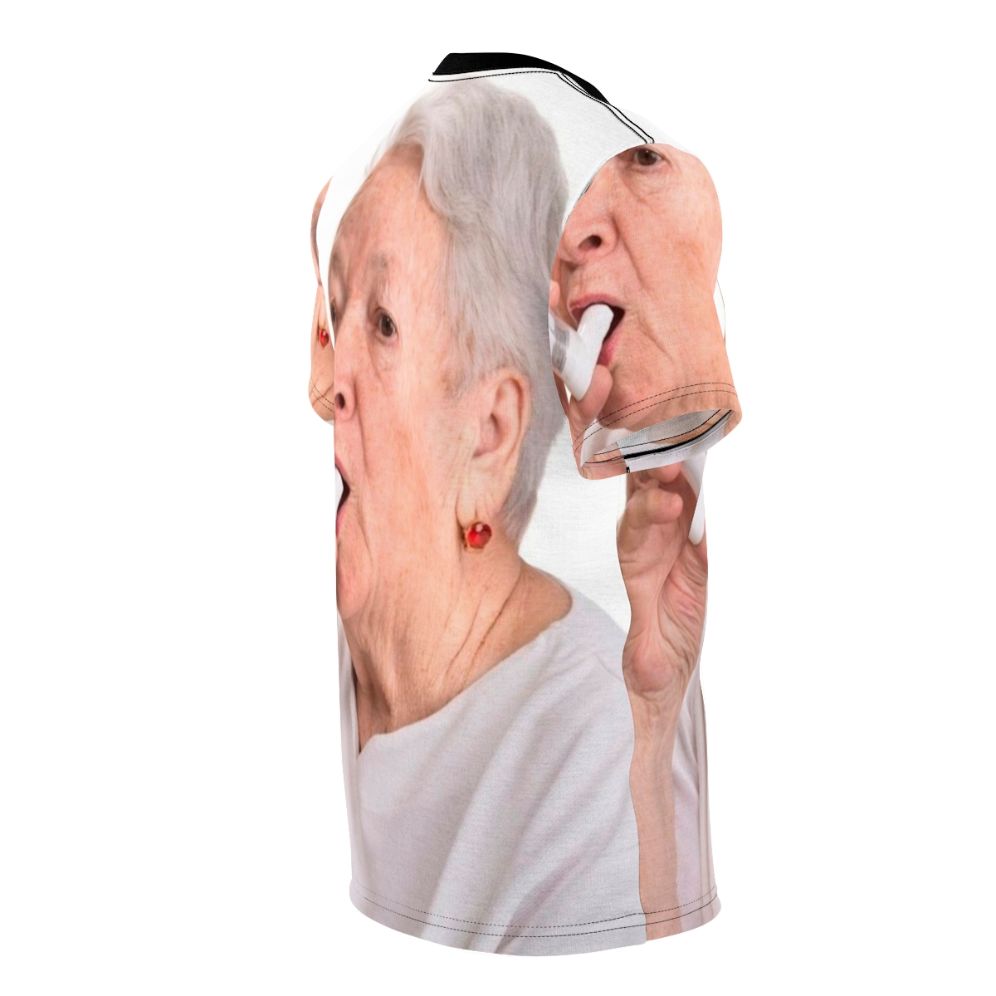 Grandma Inhaler Themed Graphic T-Shirt - men right