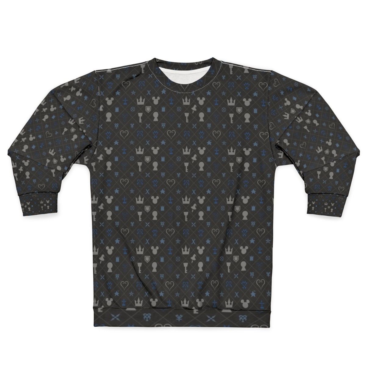 Kingdom Hearts Kh Pattern Sweatshirt