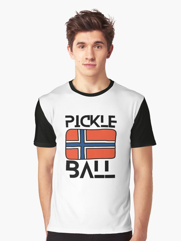 Norway Pickleball Graphic T-Shirt - Men