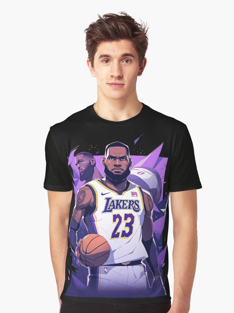 Lebron James 'King 23' Basketball Graphic T-Shirt - Men