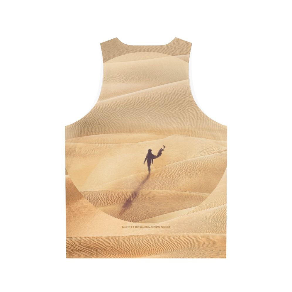 Dune Arrakis Unisex Science Fiction Tank Top - Back