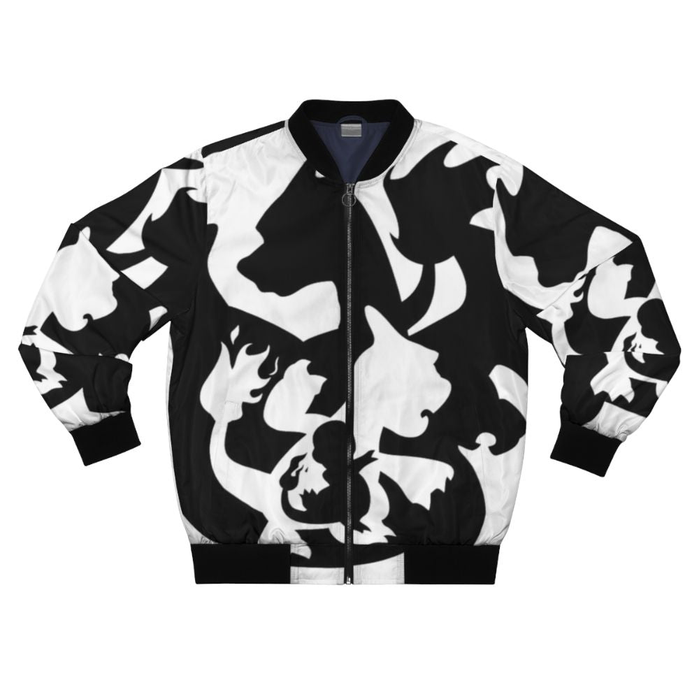 Poke Evolution Bomber Jacket featuring Charizard, the fire-type Pokémon