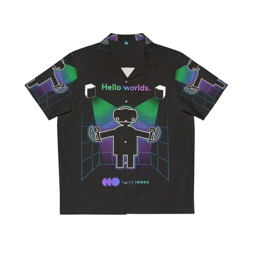 Valve Index Virtual Reality Hawaiian Shirt