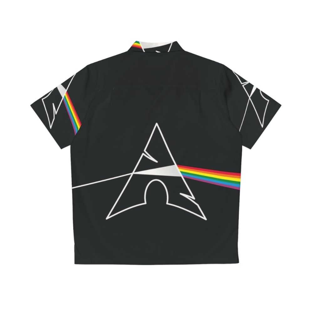 Dark Side of Arch Linux Hawaiian Shirt for Computer Nerds - Back