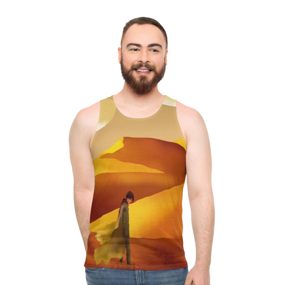 Dune sci-fi landscape unisex tank top - men