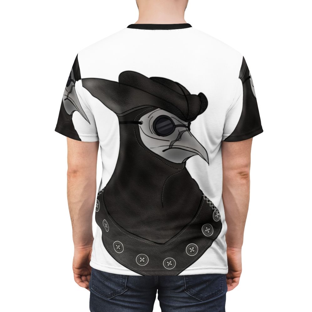 Assassin's Creed inspired medieval fantasy t-shirt with character design - men back