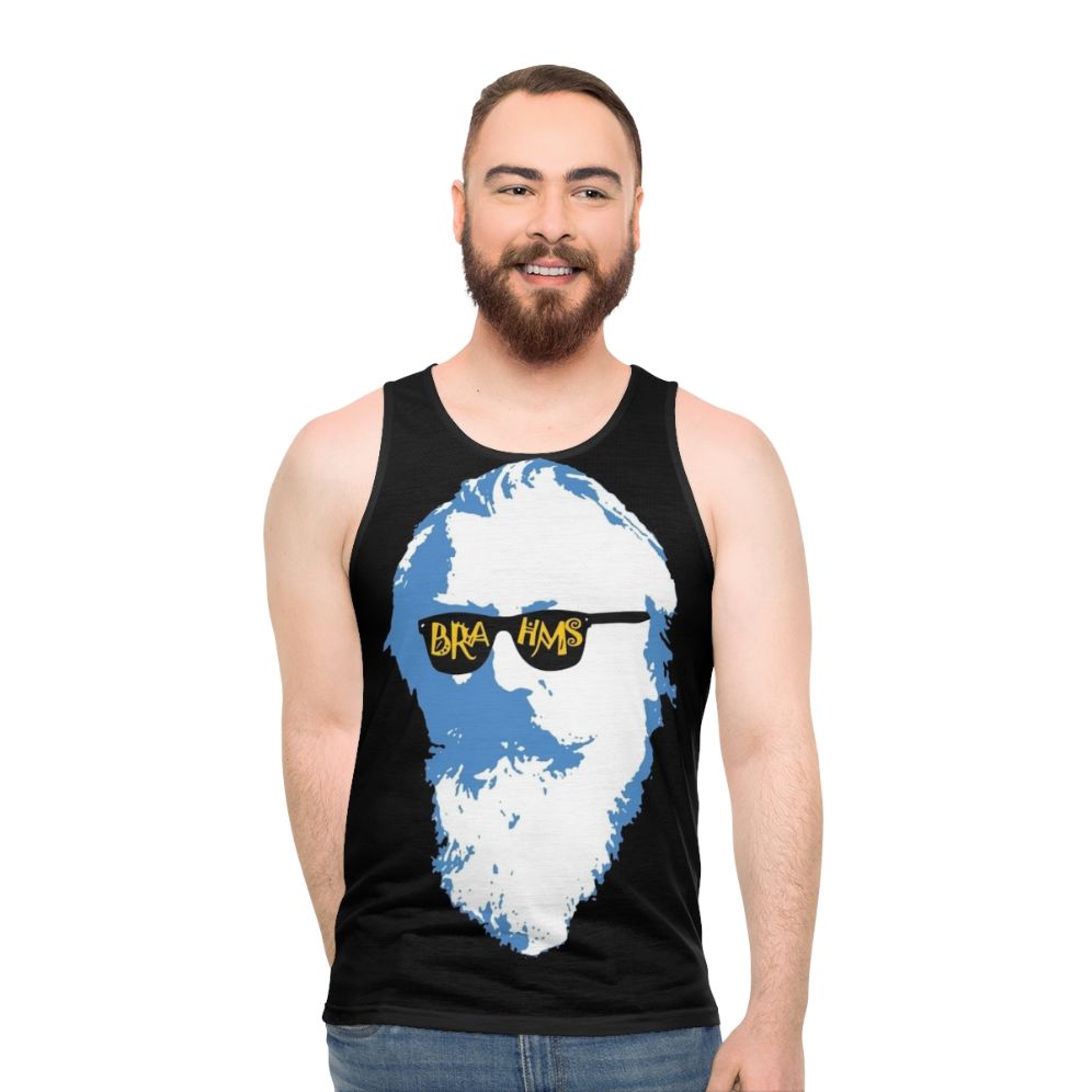 Brahms Unisex Tank Top for Classical Music Fans - men