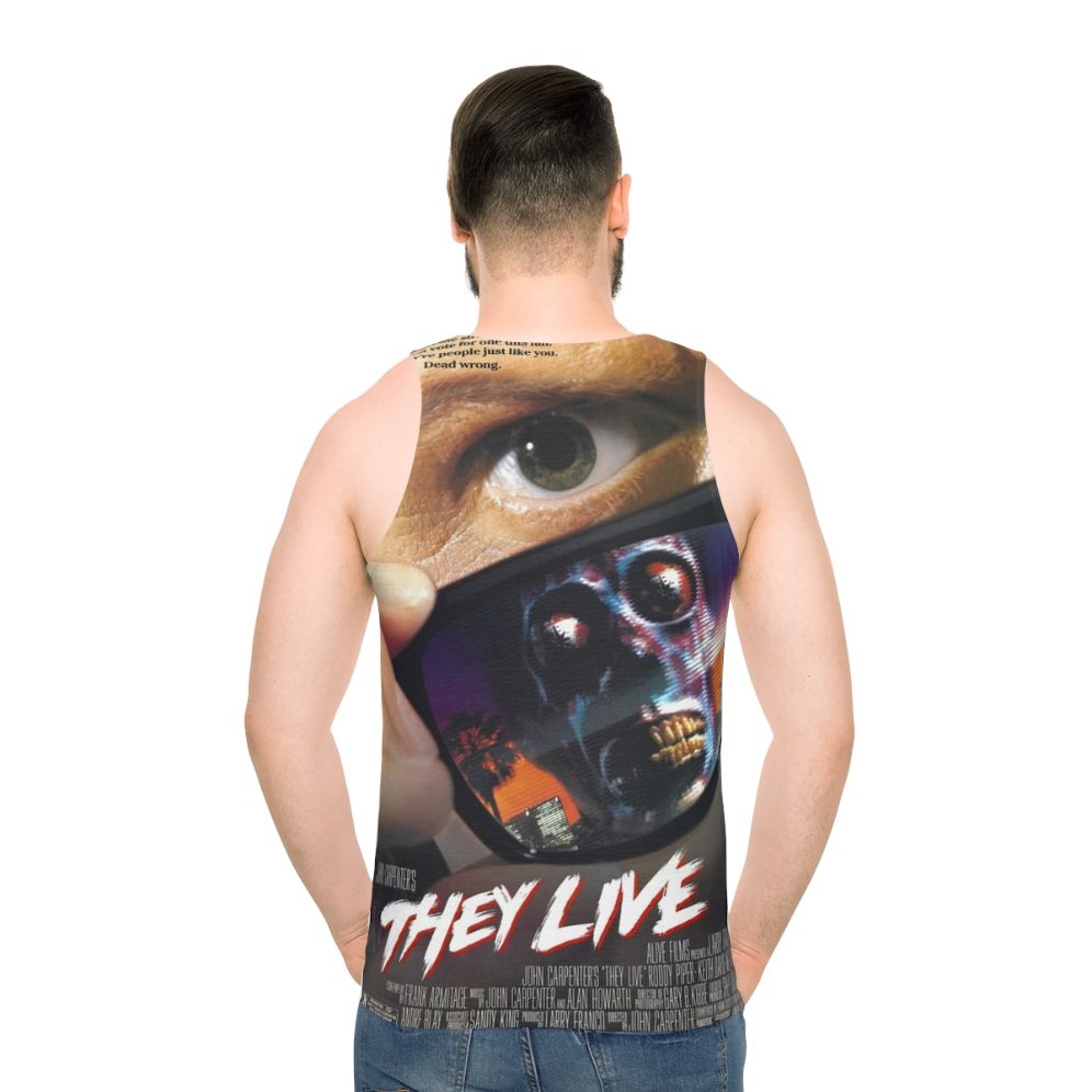 They Live Unisex Tank Top - men back