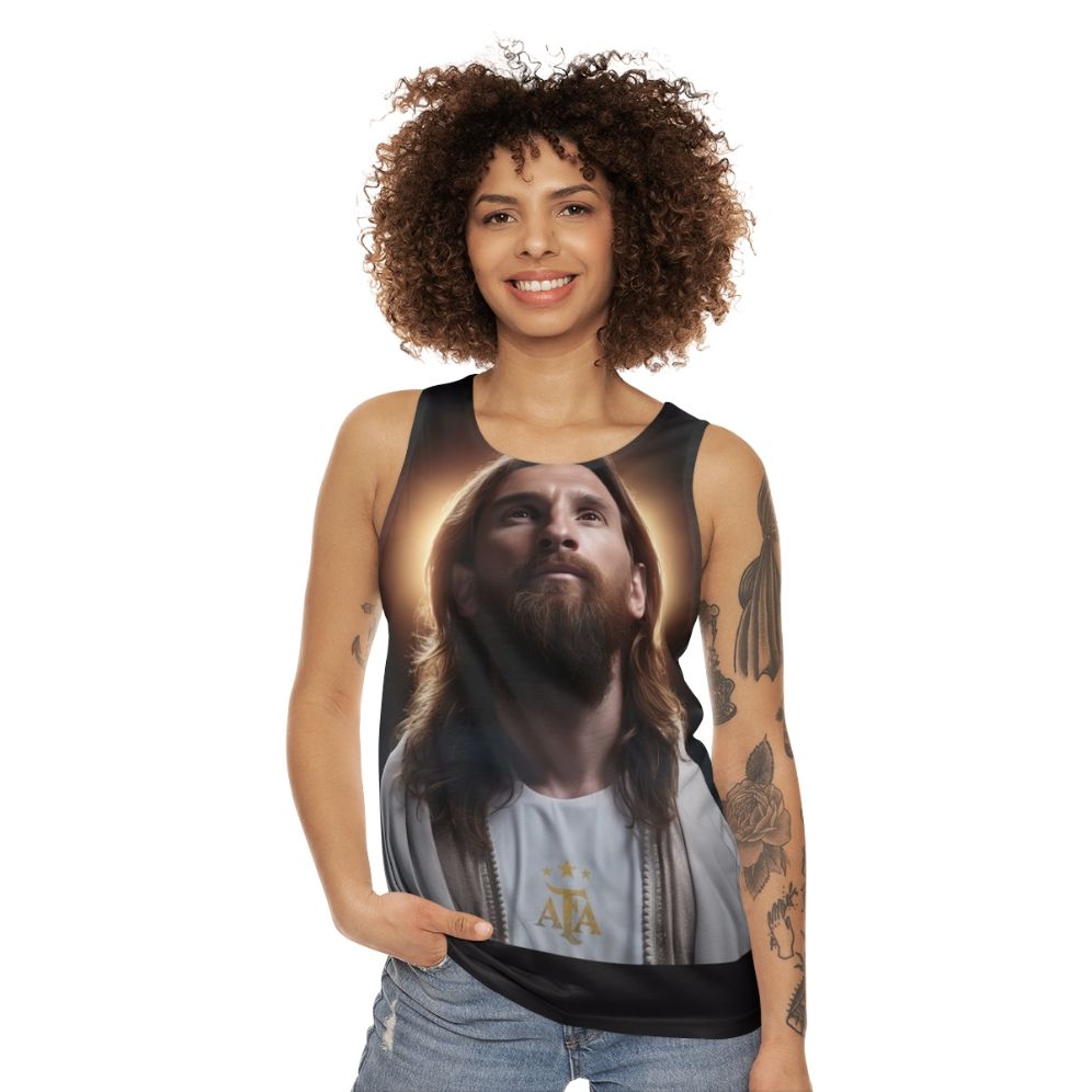 Lionel Messi Messiah Unisex Sports Tank Top - women