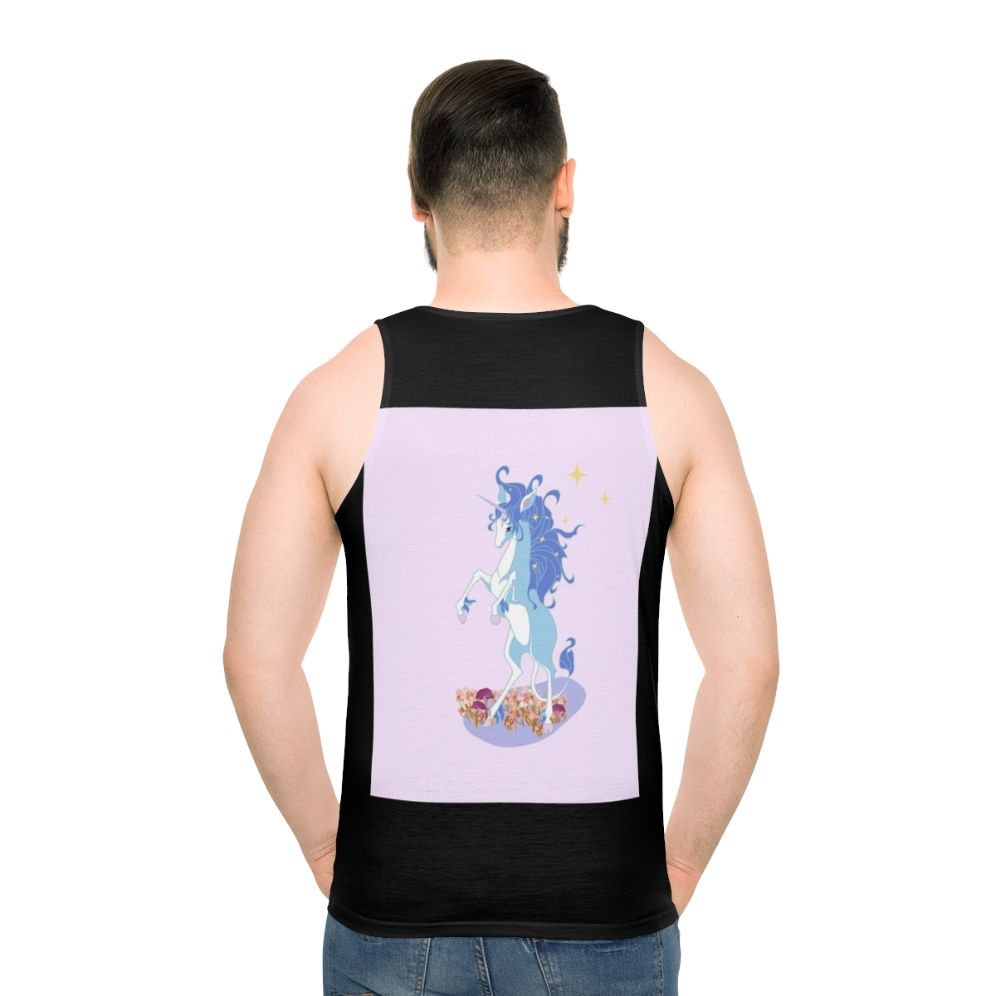 The Last Unicorn Unisex Tank Top - men back