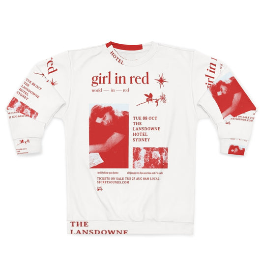 Girl In Red World In Red Tour Indie Pop Sweatshirt