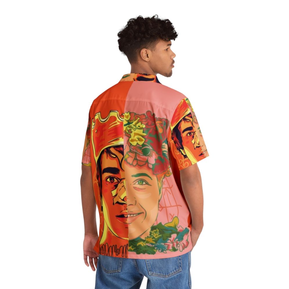 Hereditary and Midsommar inspired Hawaiian shirt with horror movie graphics - People Back