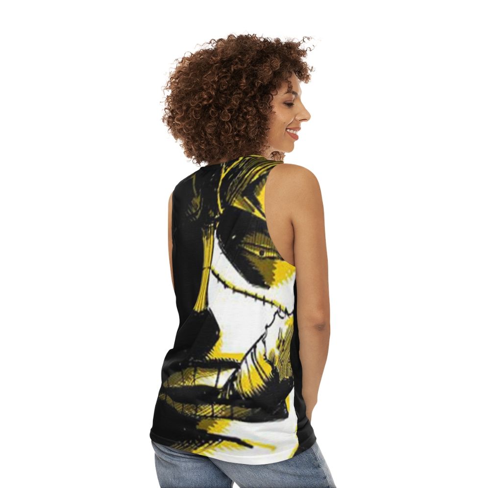 One Piece Crocodile Inspired Unisex Tank Top - women back