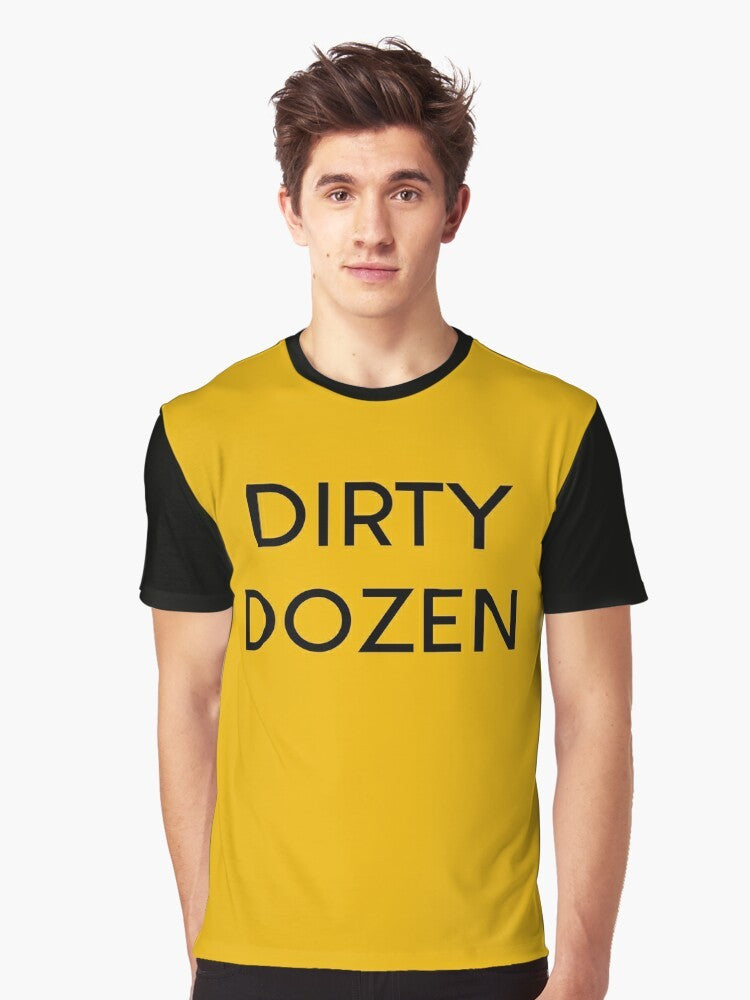 Prodigy Dirty Dozen Graphic T-Shirt featuring the iconic band logo and design - Men