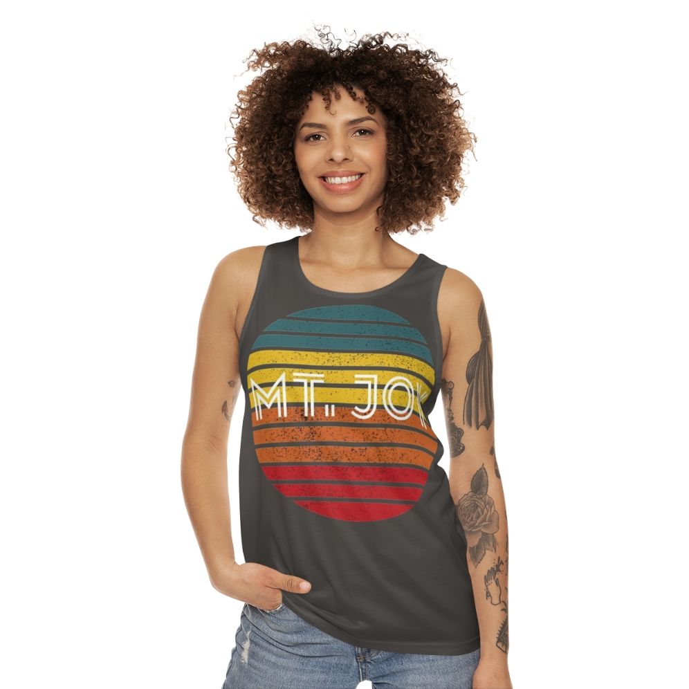 Unisex indie folk rock vintage mountain nature tank top - women