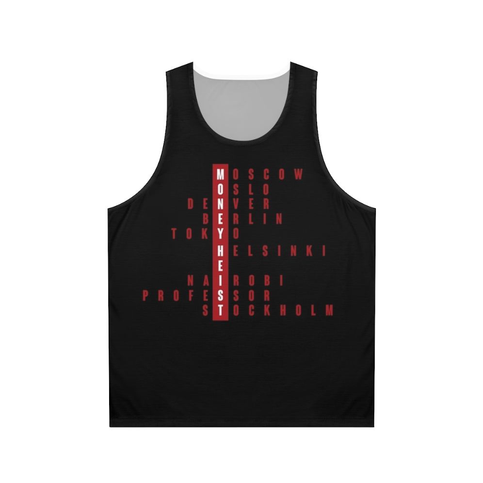 Money Heist Unisex Tank Top with Iconic Quotes