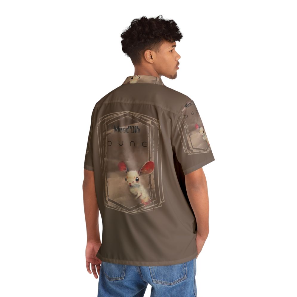 Dune-inspired Hawaiian shirt with sand mouse design - People Back