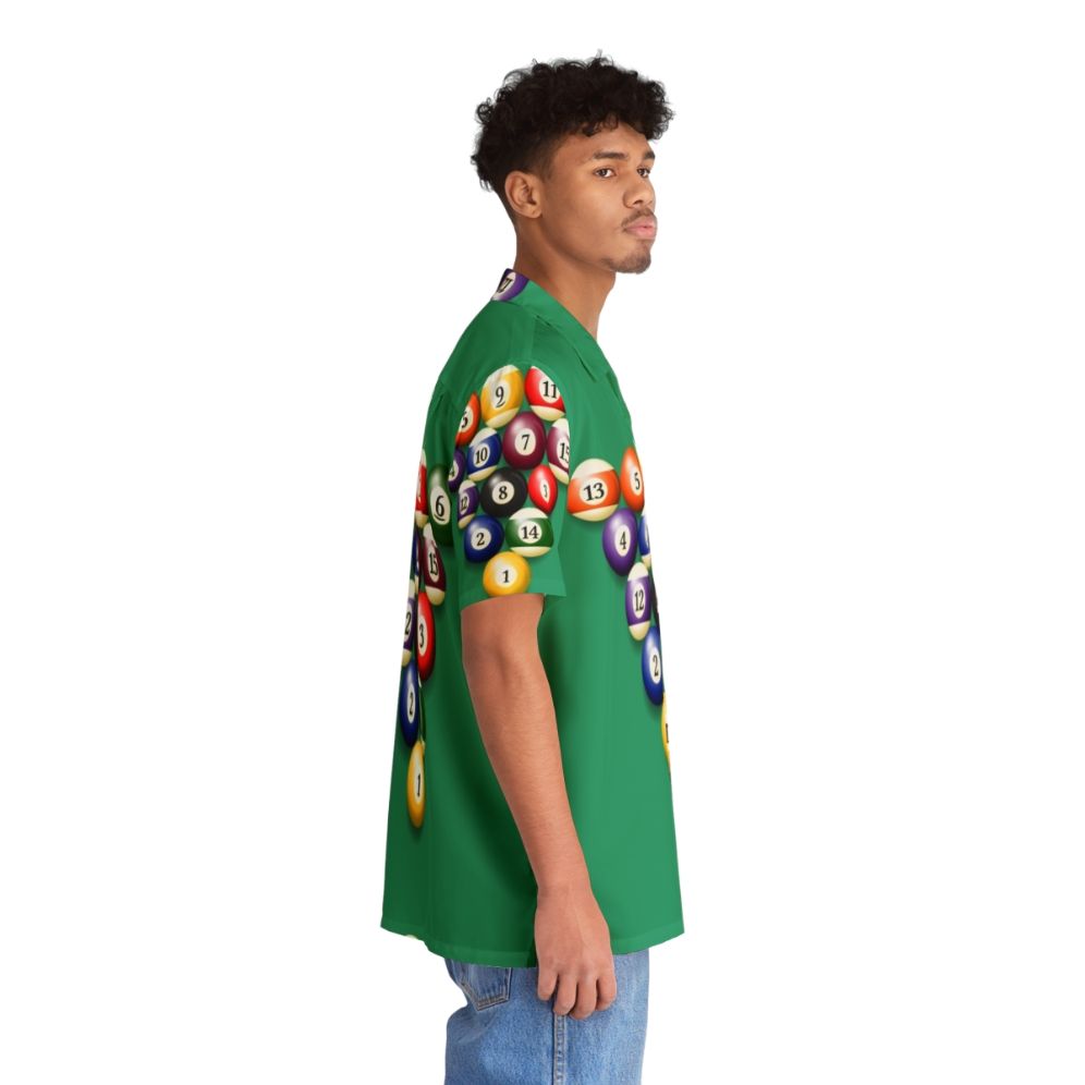 Colorful Hawaiian shirt with pool balls design - People Pight