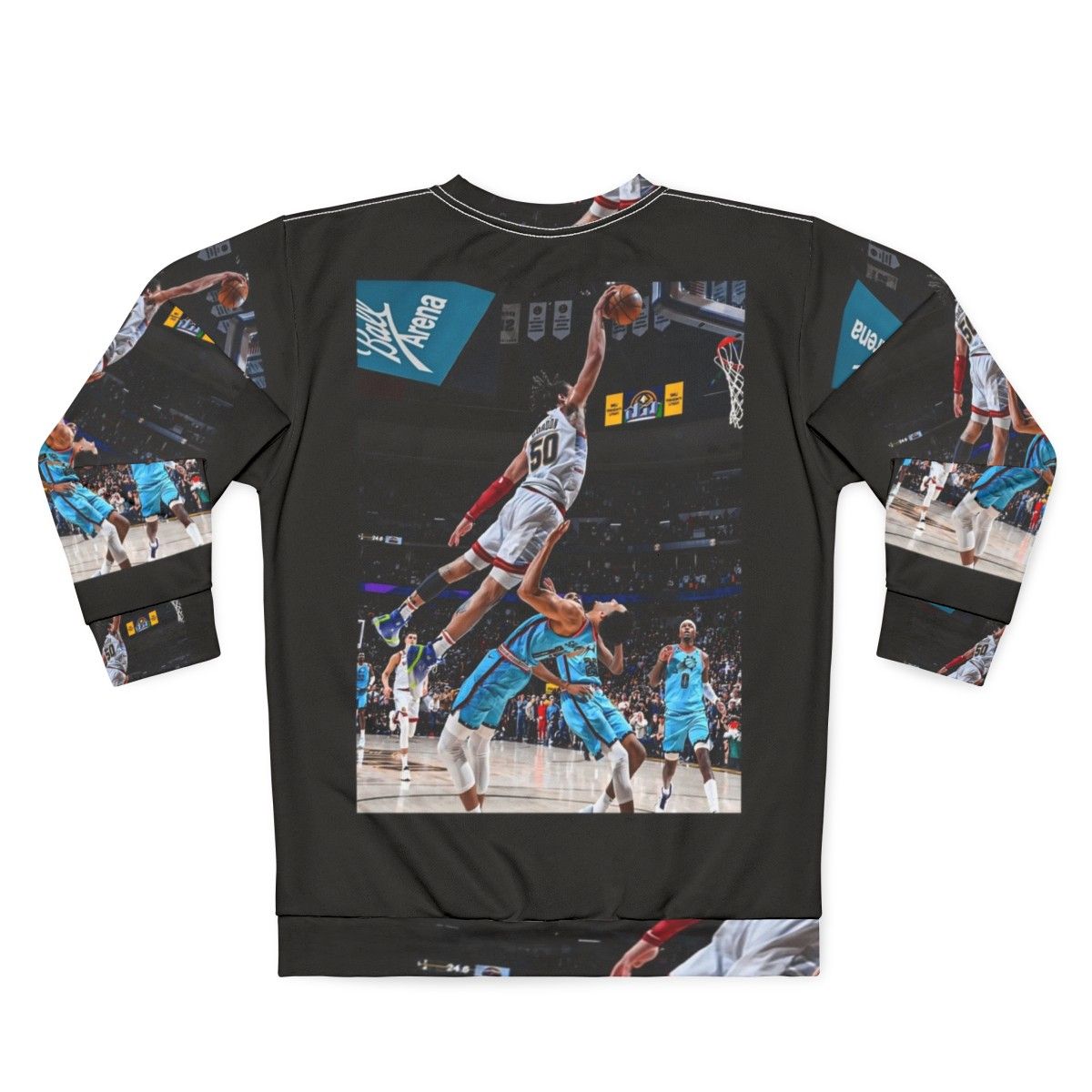 Aaron Gordon Dunk Basketball Sweatshirt - Back