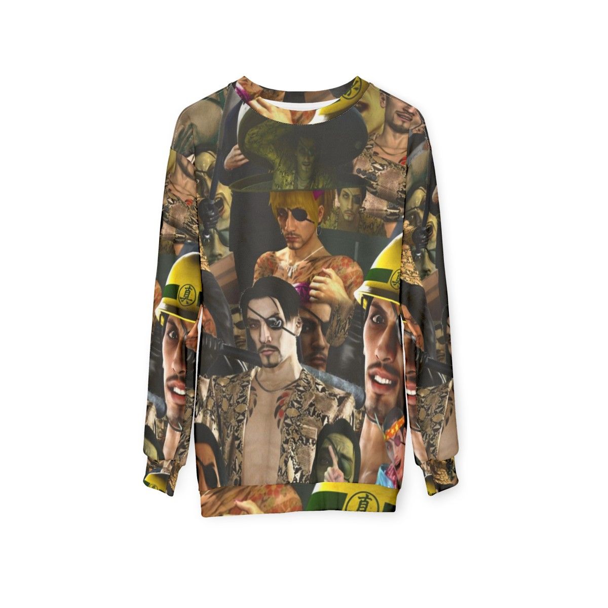 Goro Majima "Majima Everywhere" Inspired Sweatshirt - hanging