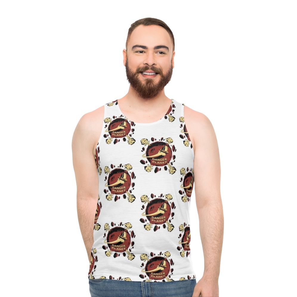 Danger Planet Logo Unisex Tank Top - men