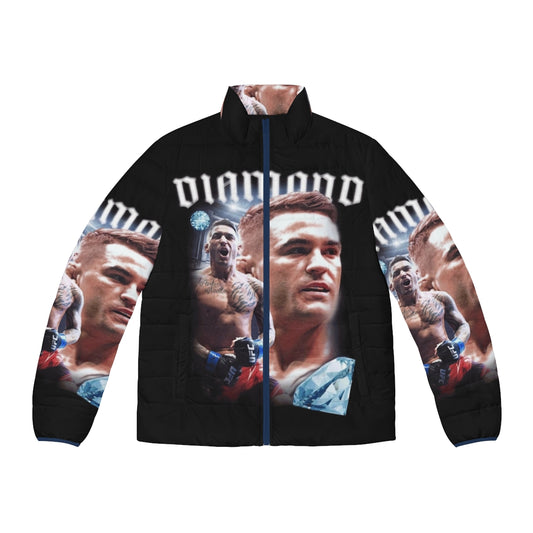 Dustin Poirier Diamond Logo Puffer Jacket - UFC MMA Fighter Merchandise