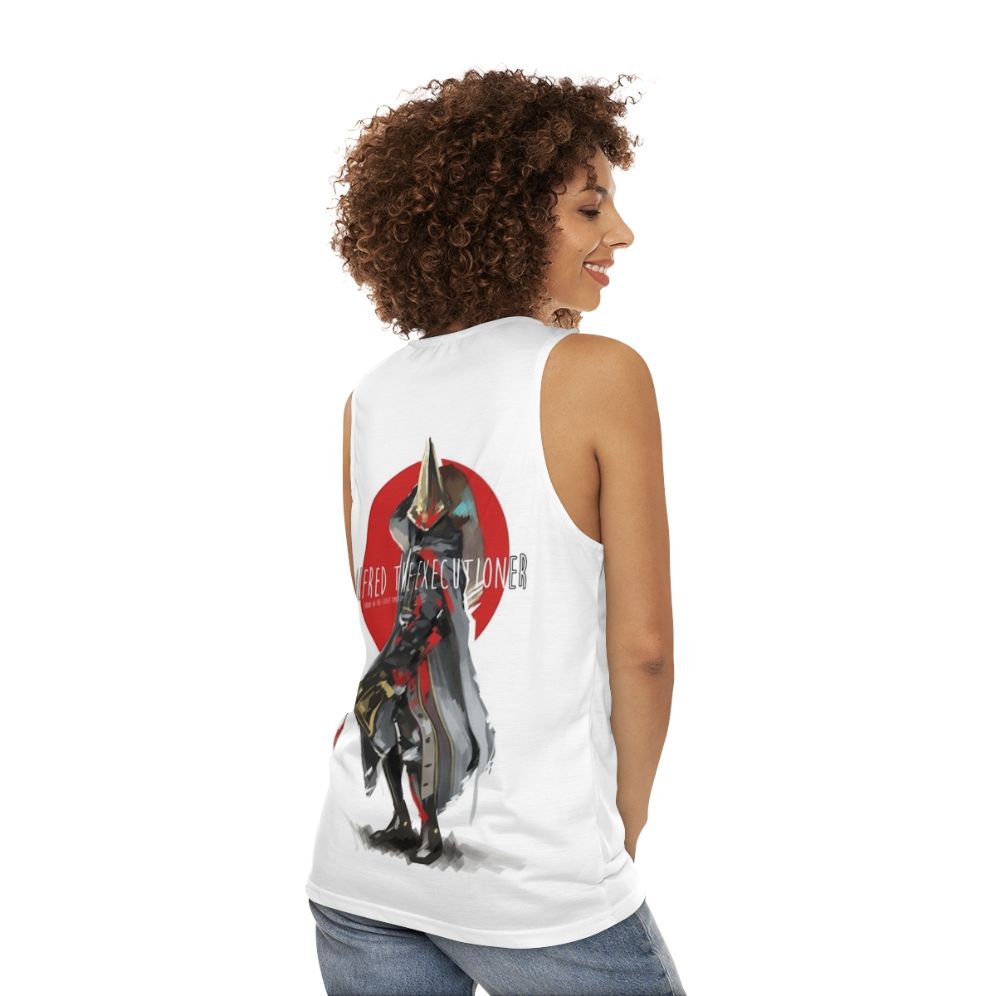 Bloodborne Alfred The Executioner Unisex Tank Top - women back