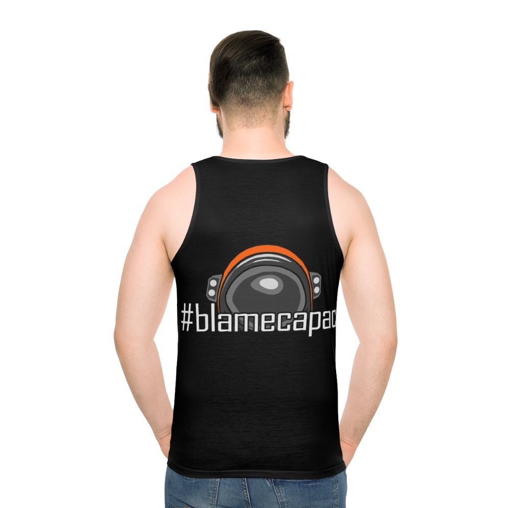 Unisex Blamecapac Tank Top for Space Engineers Fans - men back