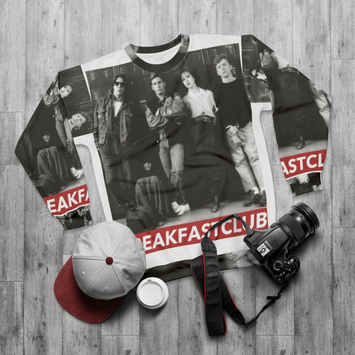 The Breakfast Club 80s Movie Sweatshirt - flat lay