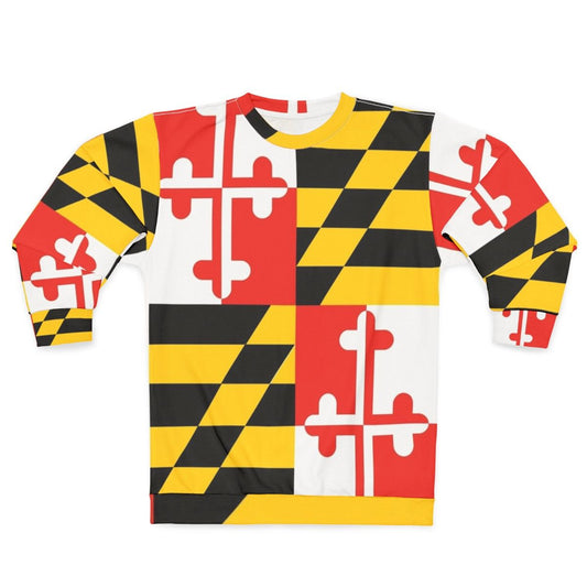 Maryland flag graphic tee sweatshirt