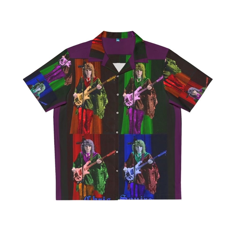 Yes Band Chris Squire Pop Print Hawaiian Shirt