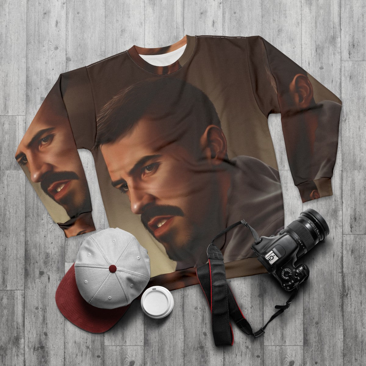 Yuri Boyka Undisputed Martial Arts Cult Movie Sweatshirt - flat lay