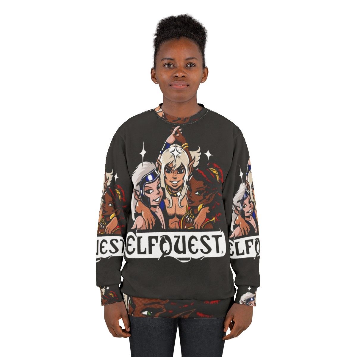 Elfquest Retro Trio Fantasy Sweatshirt - women