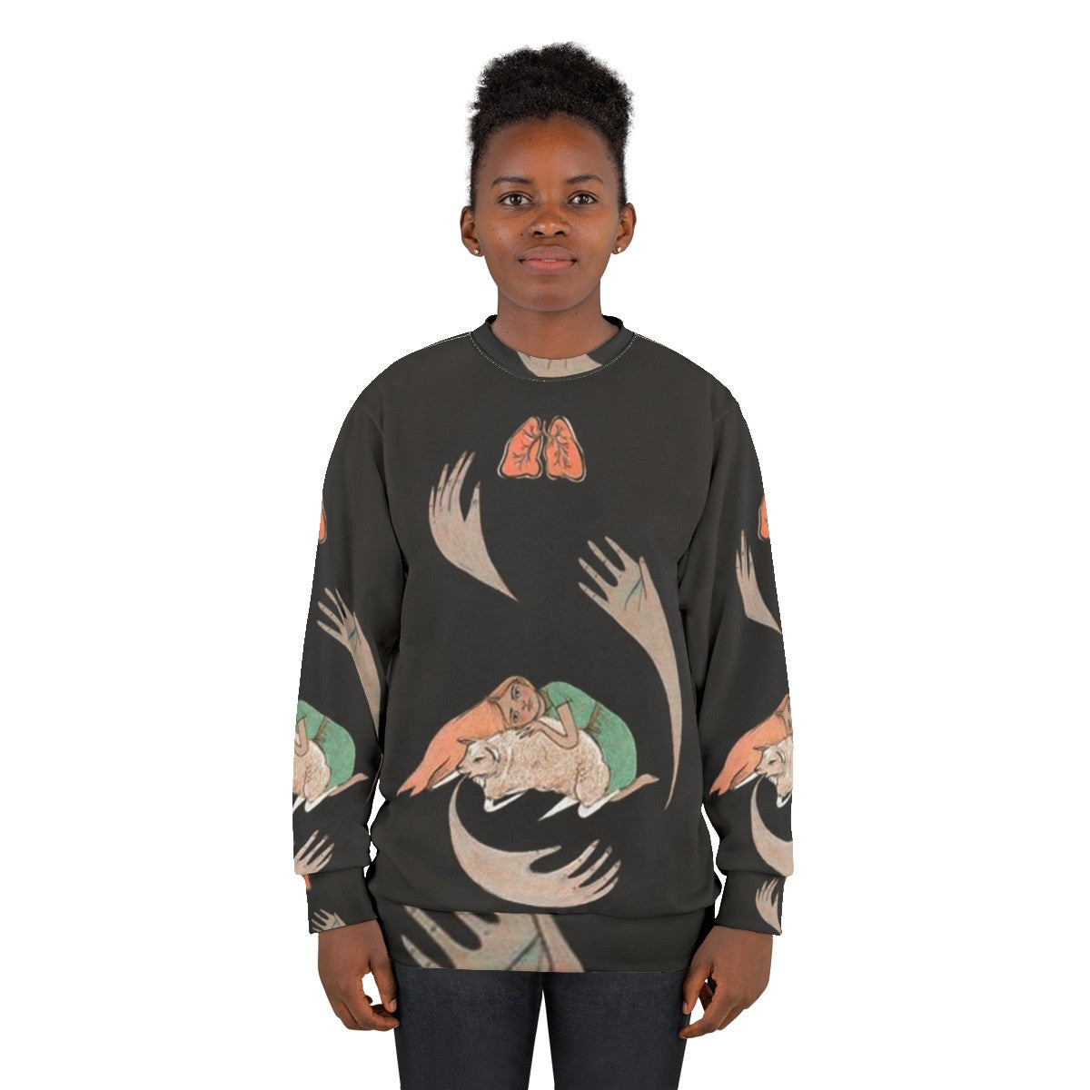 Purity Ring 'Shrines' electronic music sweatshirt - women