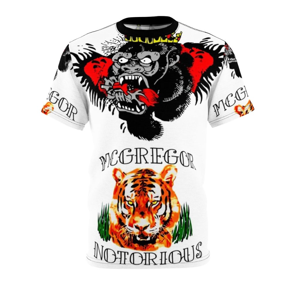 Conor McGregor inspired tattoo design printed on a high-quality t-shirt