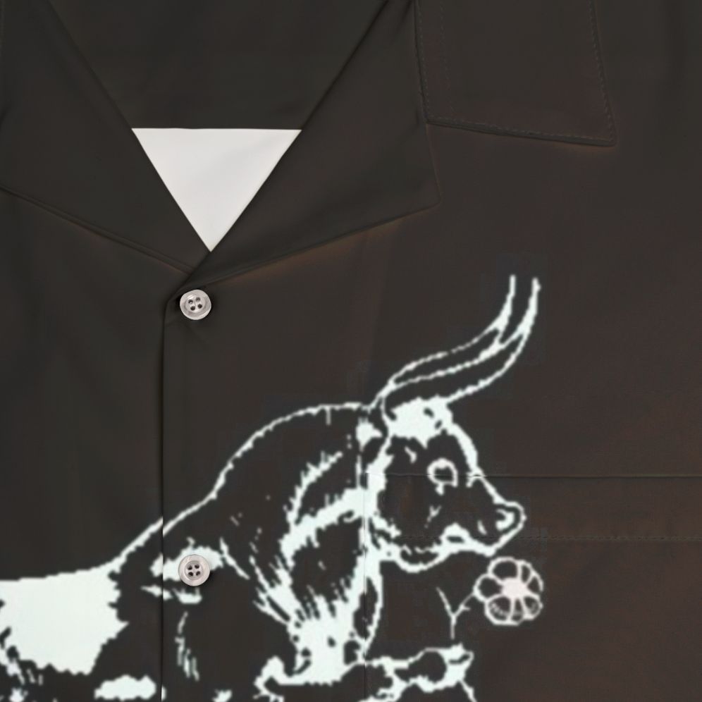 Ferdinand The Bull Alternative Rock Hawaiian Shirt - Detail