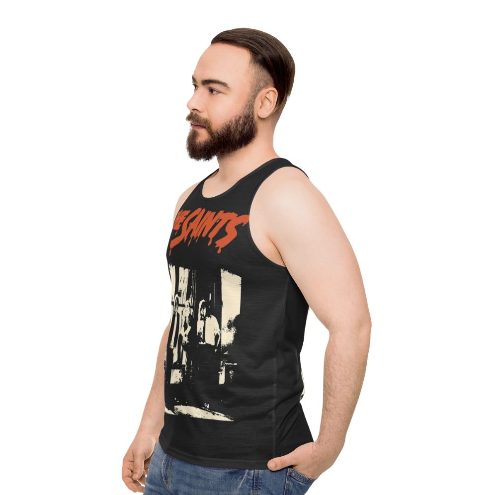 The Saints Punk Rock Unisex Tank Top - men side