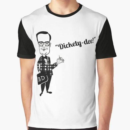 Vintage Mr. Delicious Dickety-Dee graphic t-shirt with retro fast food design