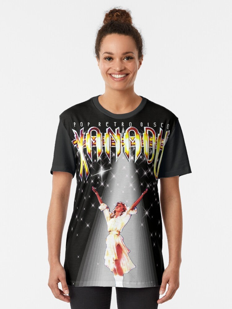 Olivia Newton-John "A Million Lights" Xanadu Retro Graphic T-Shirt - Women