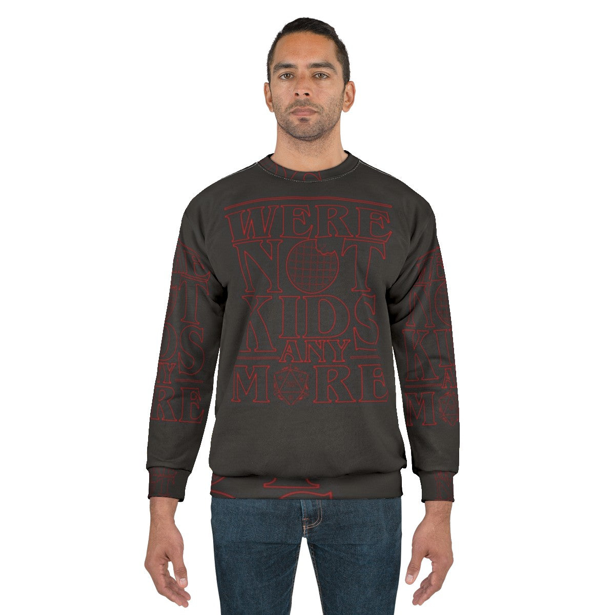 Stranger Things 3 "We're Not Kids Anymore" Graphic Print Sweatshirt - men