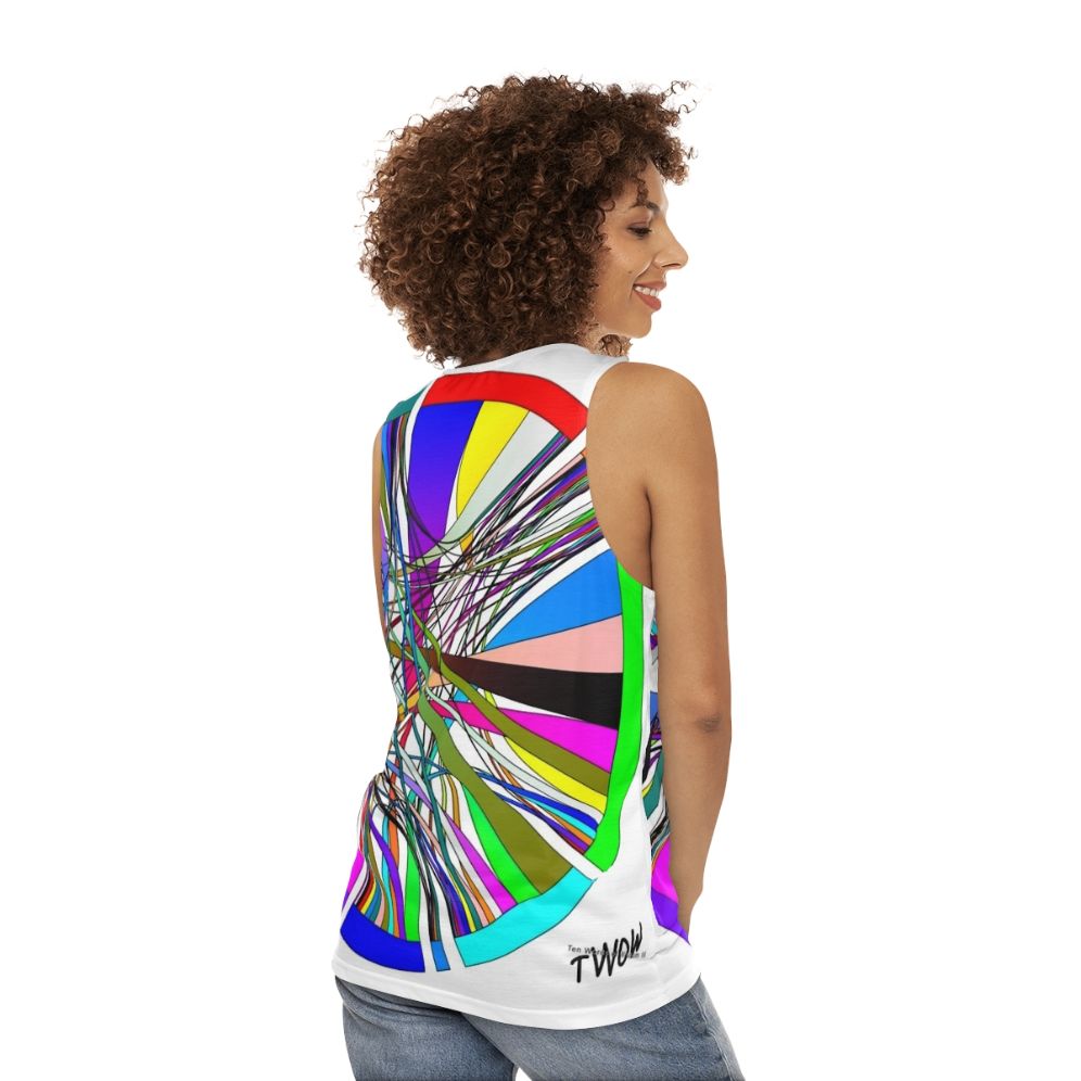 Twow Unisex Tank Top for Data Visualization and Analytics - women back