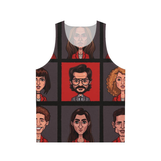 Money Heist Lineup Unisex Tank Top