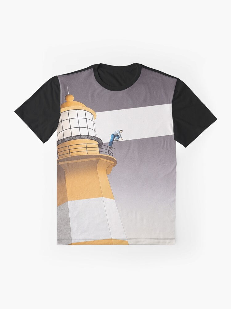 "Guy Billout Art Graphic T-Shirt" - Flat lay