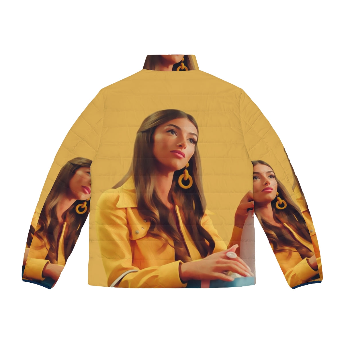 Ruby Matthews Puffer Jacket, Sex Education Netflix Inspired Outerwear - Back