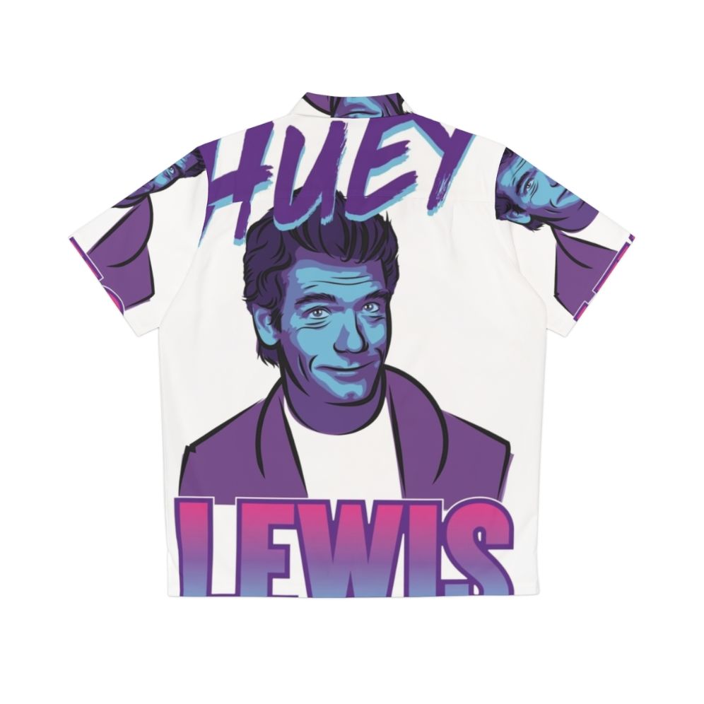 Huey Lewis & The News 80s Hawaiian Shirt - Back