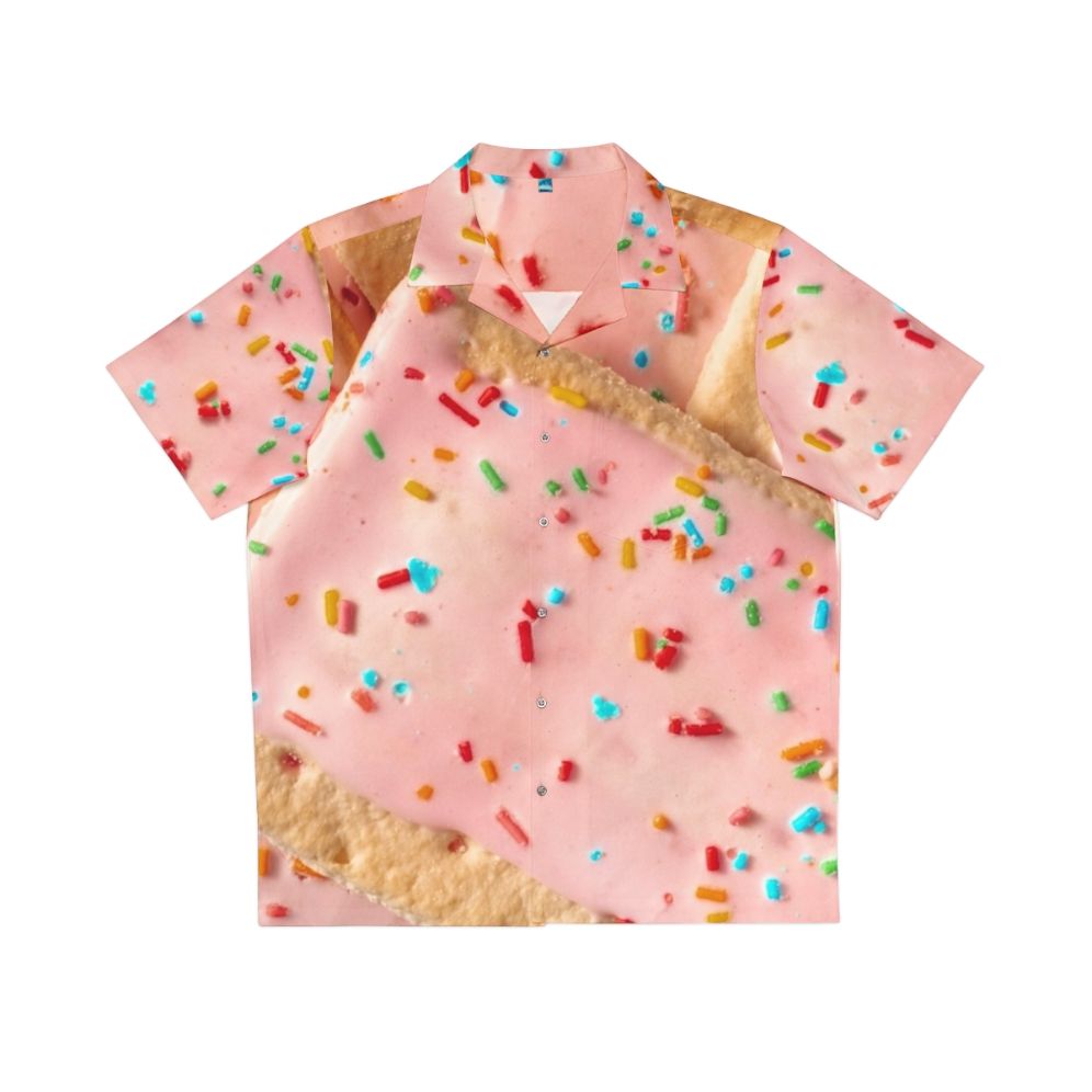 Pop Tart Hawaiian Shirt Featuring Colorful Tropical Patterns and Dessert Motifs