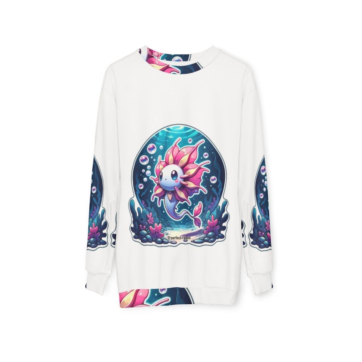 Legendary petal fish fantasy sweatshirt - hanging